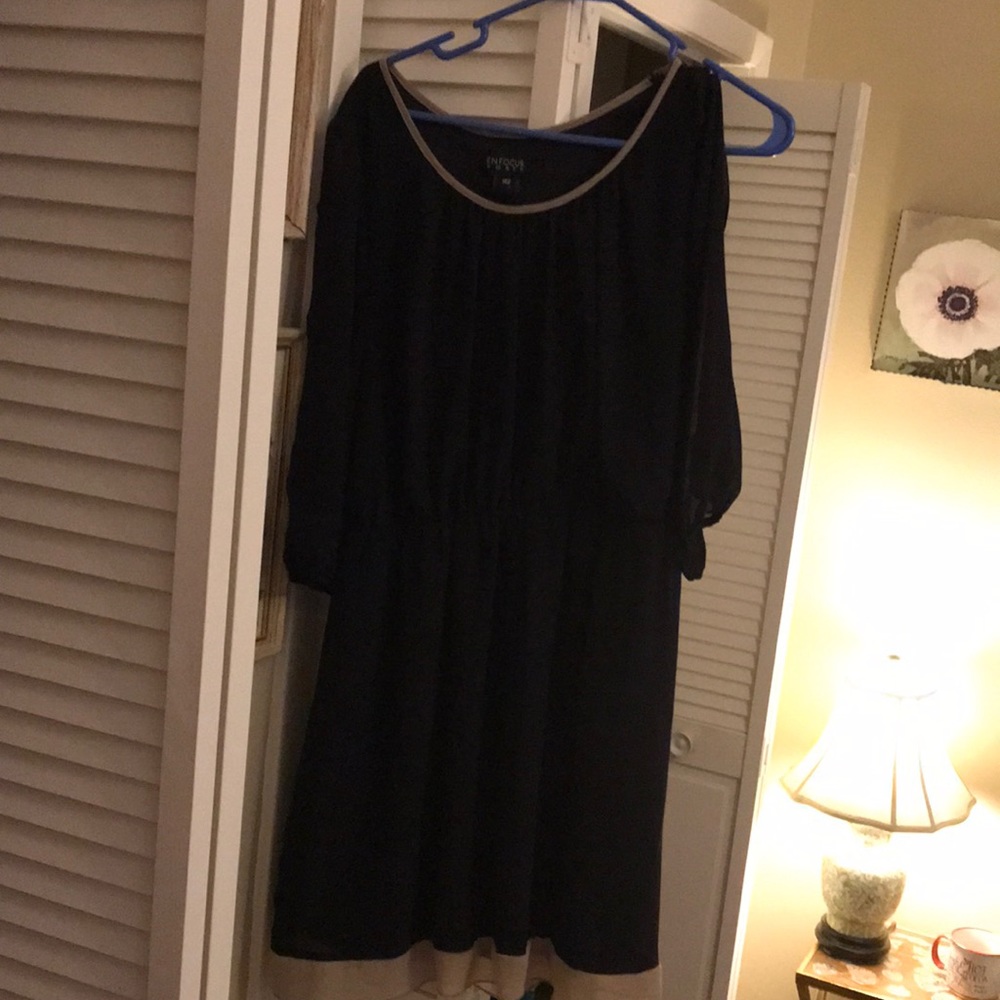 Navy blue dress